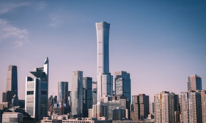 Wide view of the Beijing skyline, illustrating the city’s new drone-possession restrictions