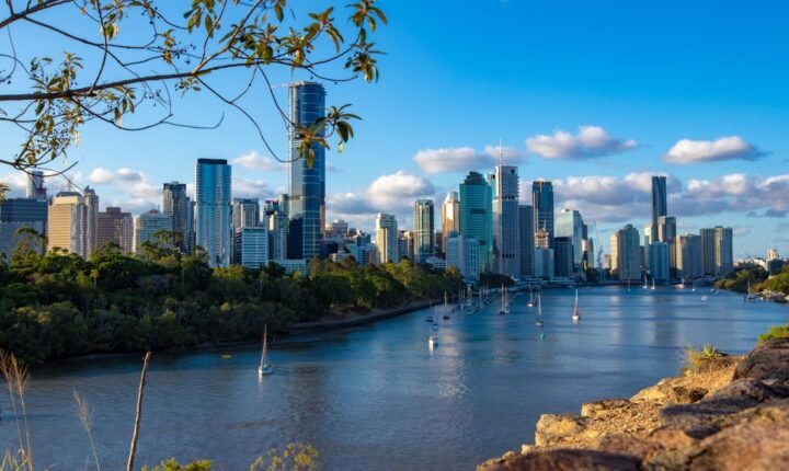 Brisbane city skyline representing Australia’s long-term economic outlook