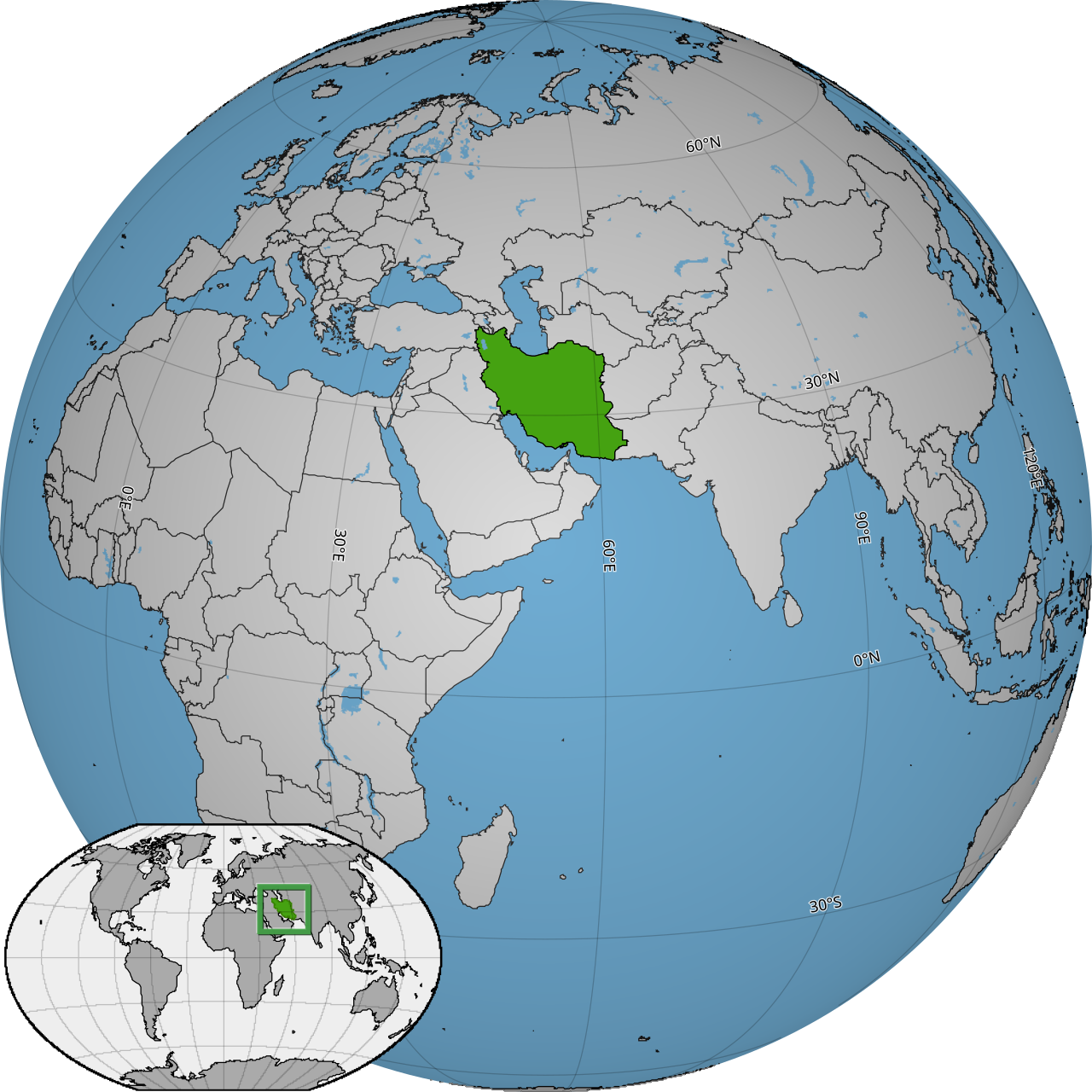 Iran wedding strike context map highlighting Iran