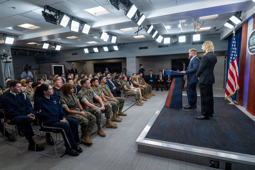 Jake and Logan Paul visiting the Pentagon on September 17, 2026