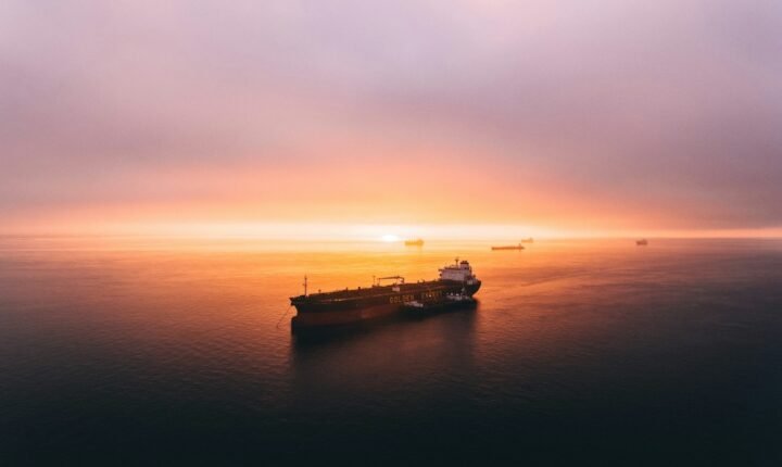 Oil tanker at sea illustrating Russian energy trade affected by the 2026 U.S. sanctions law