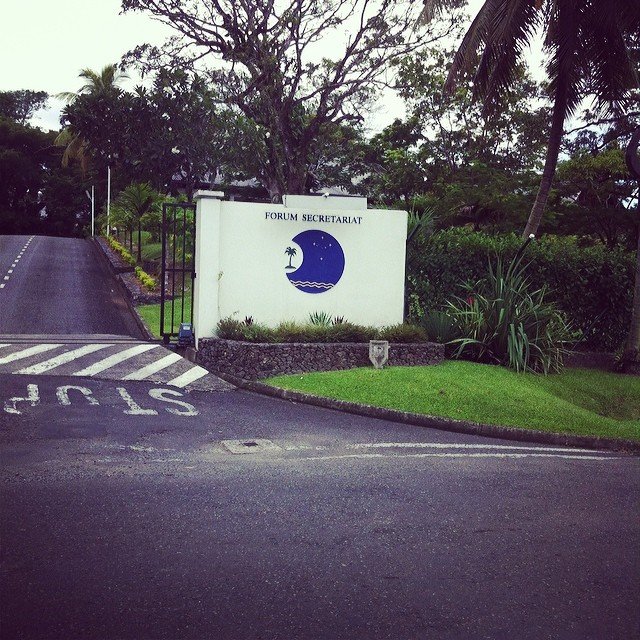 Pacific Islands Forum Secretariat building in Suva, Fiji; context image for the forum’s 2026 statement on China’s missile test.