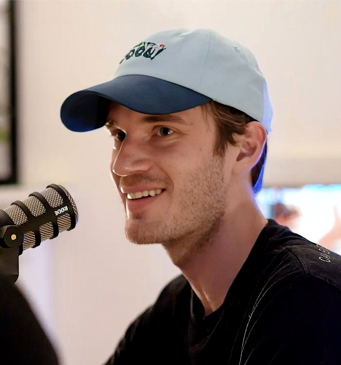 PewDiePie speaking during a 2019 Cold Ones podcast appearance