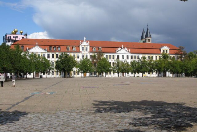 Saxony-Anhalt state parliament building in Magdeburg, Germany
