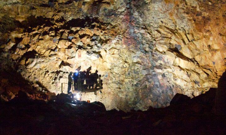 Interior of Þríhnúkagígur volcano in Iceland, the location of Kai Cenat’s September 2026 livestream