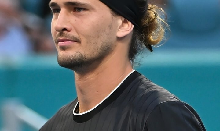 Alexander Zverev before a match at the 2026 Miami Open