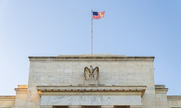 Federal Reserve building in Washington, DC