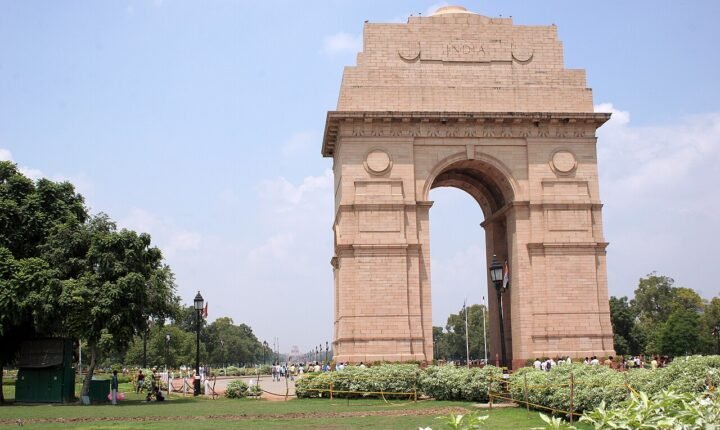 India Gate in New Delhi, illustrating the BRICS summit location