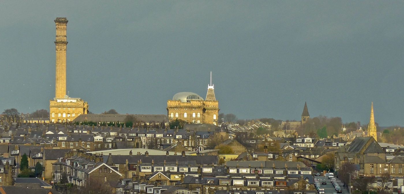 Bradford skyline photographed on December 2, 2015