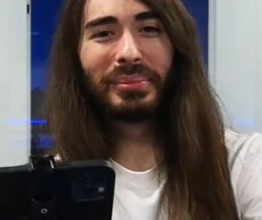 Charlie “MoistCr1TiKaL” White speaking on camera in March 2022