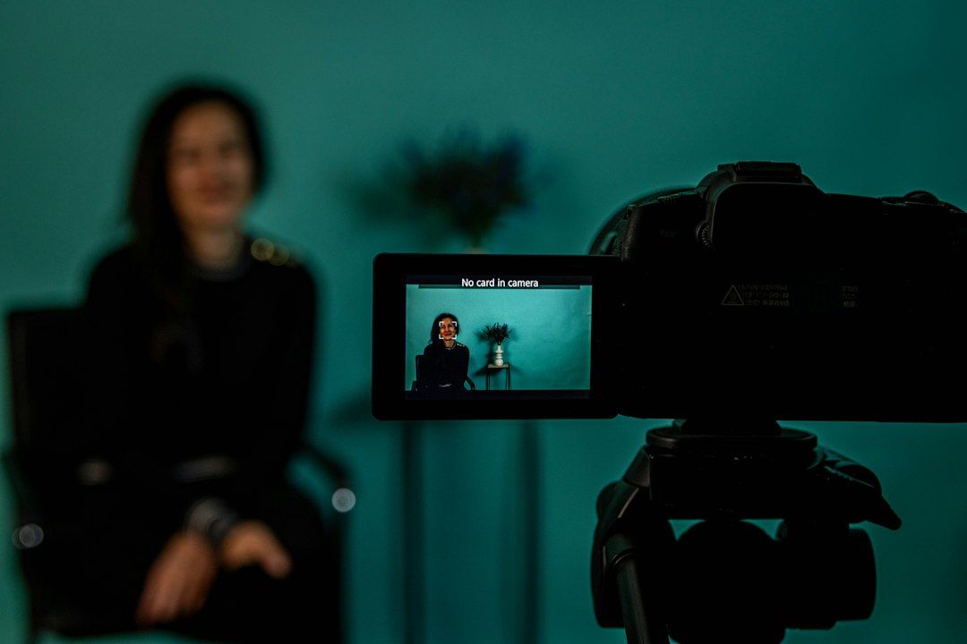A content creator recording video in a studio, used as an illustrative image for Instagram's long-form video test