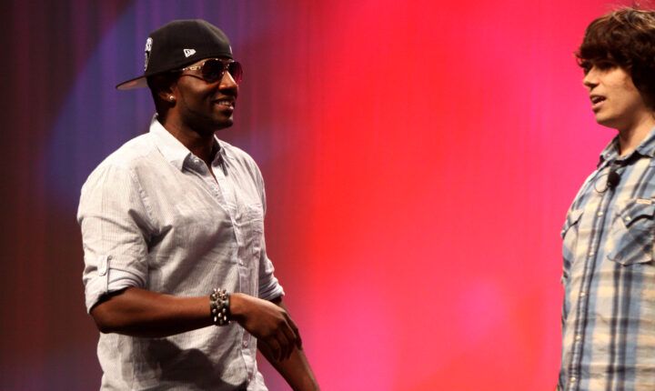 DeStorm Power speaking at VidCon in Anaheim in June 2012