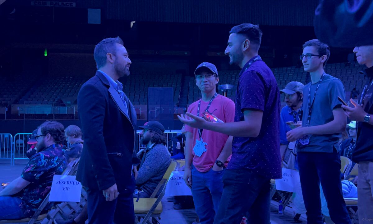 Derek Muller of Veritasium speaking at Open Sauce 2024