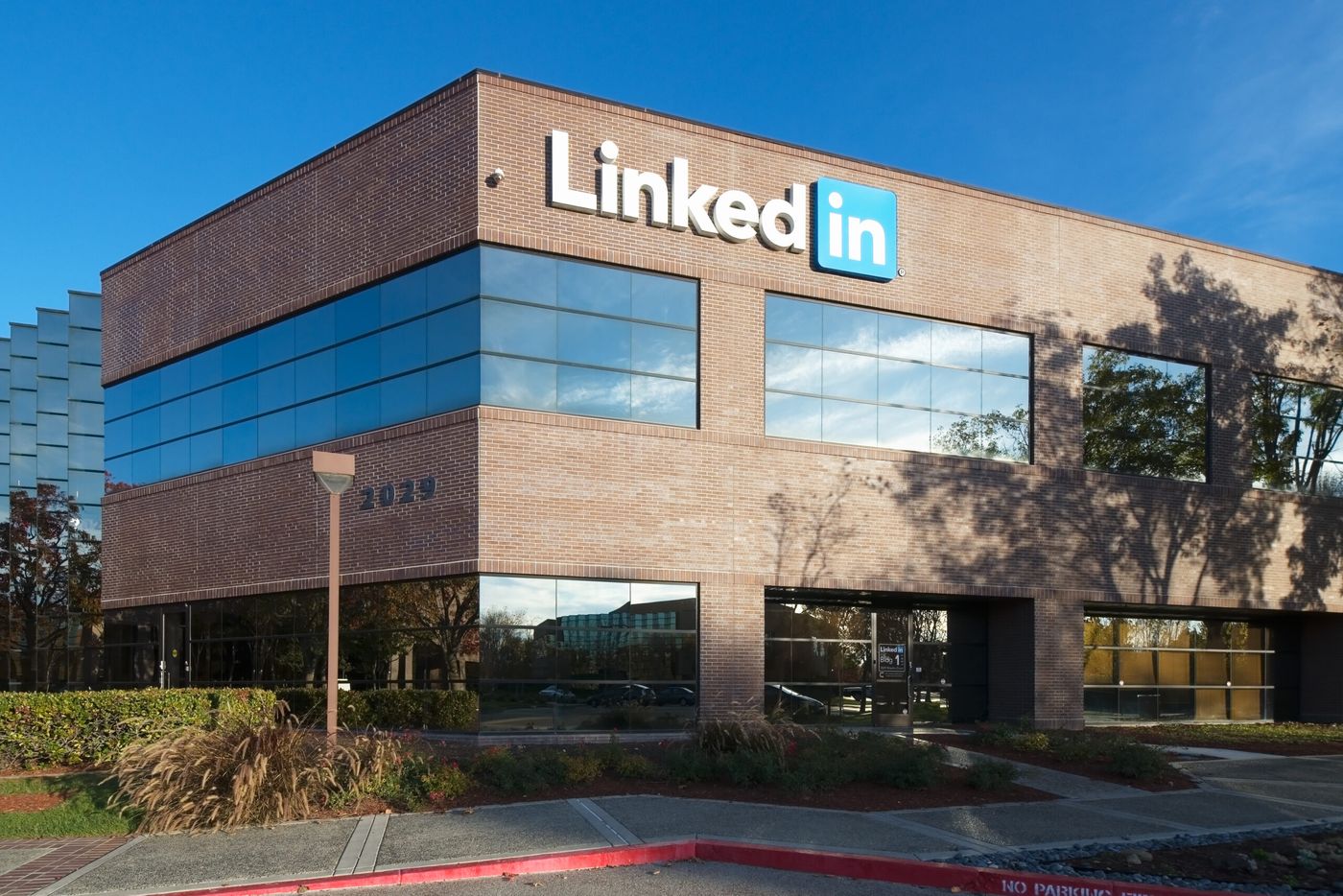 LinkedIn headquarters in Mountain View, California, photographed on November 29, 2015