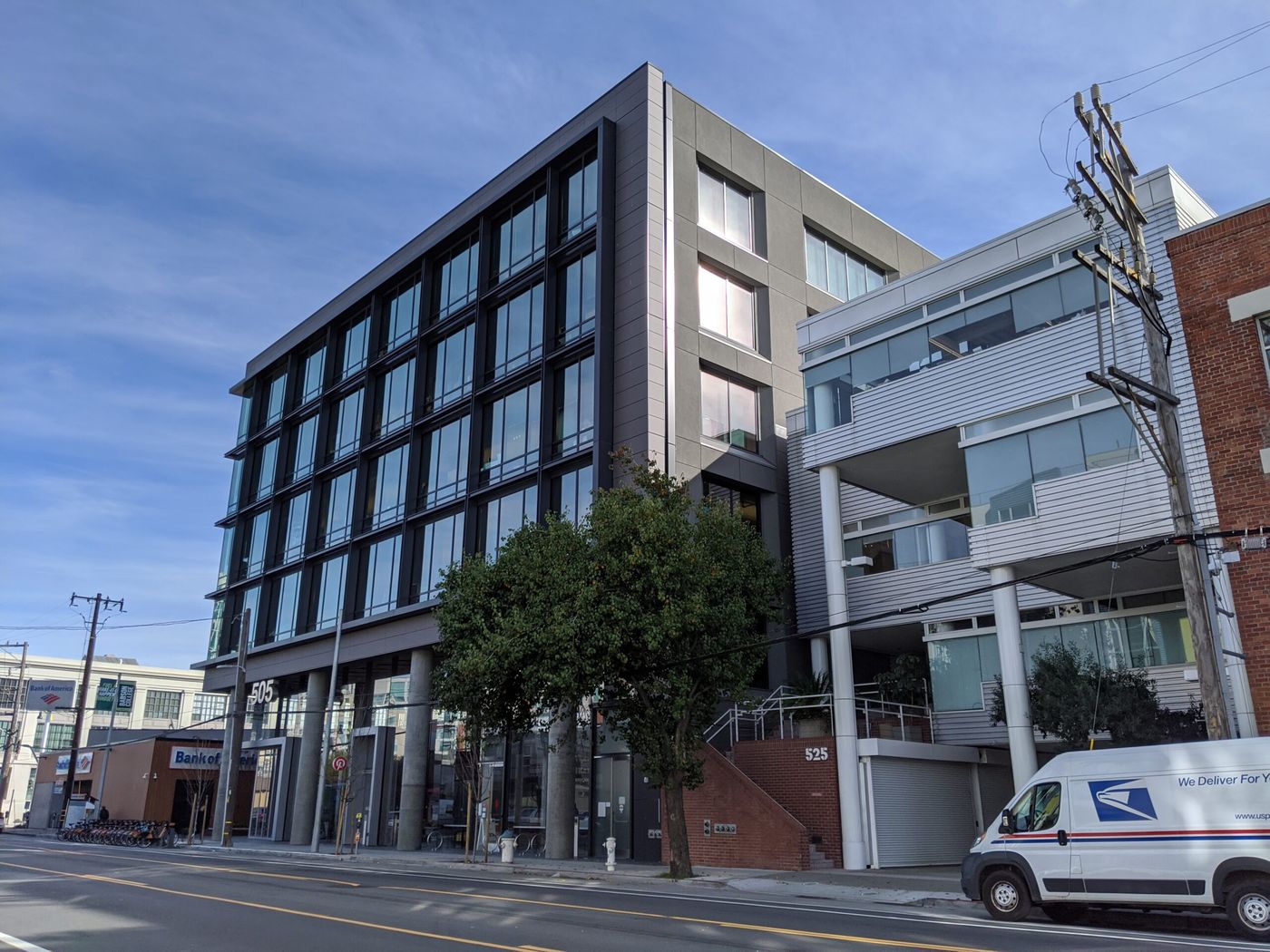 Pinterest headquarters building at 505 Brannan Street in San Francisco, photographed in 2019
