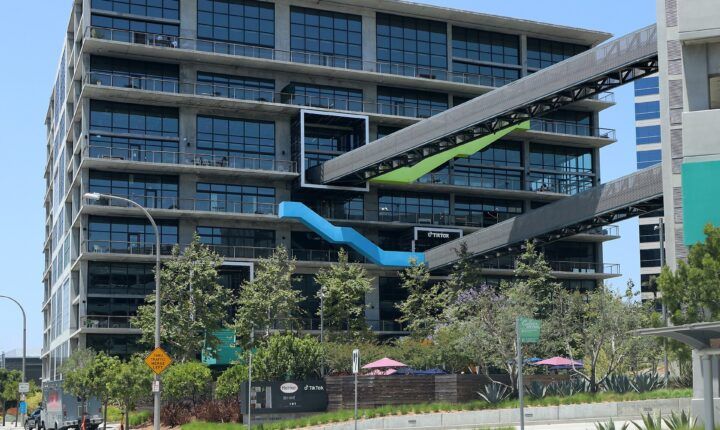 TikTok’s former headquarters building in Culver City, California, photographed in June 2024