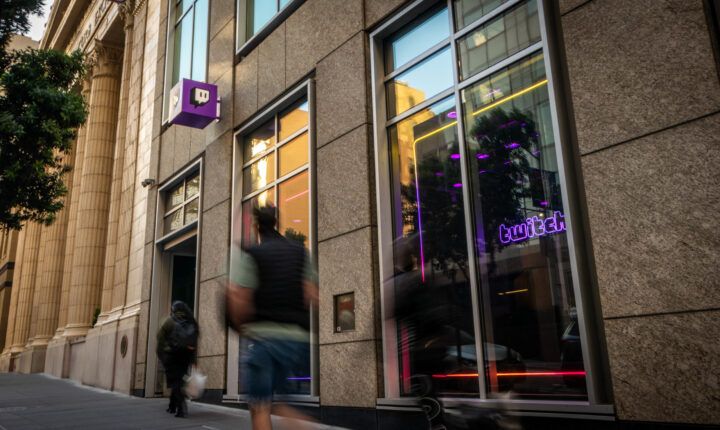 Twitch headquarters building in San Francisco photographed in June 2024