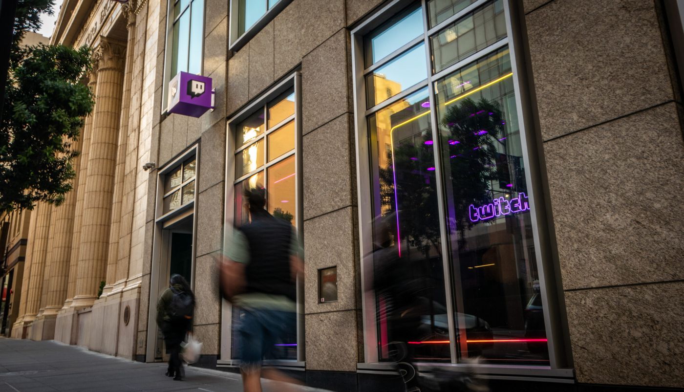 Twitch headquarters building in San Francisco photographed in June 2024