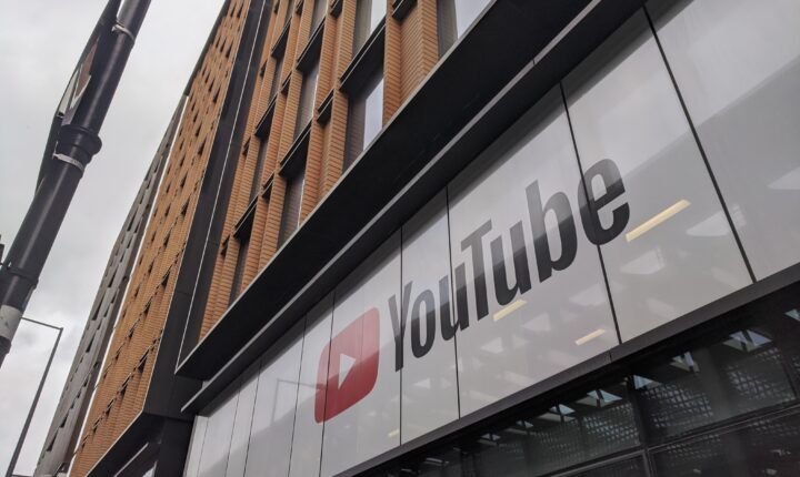 Exterior of YouTube Space London at King's Cross in February 2020