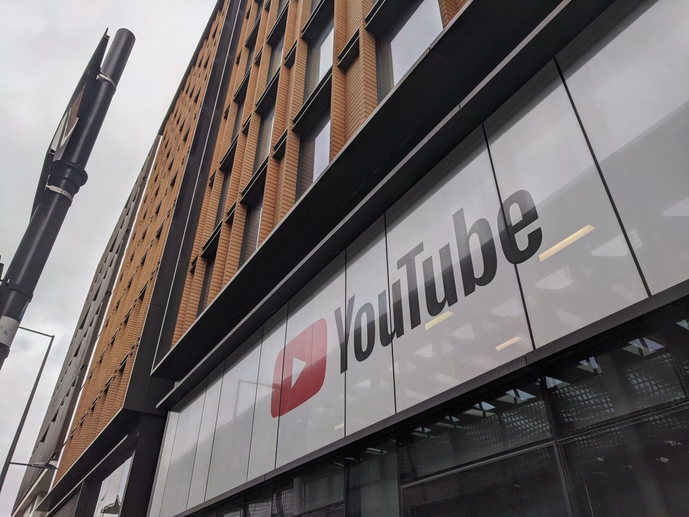 Exterior of YouTube Space London at King's Cross in February 2020