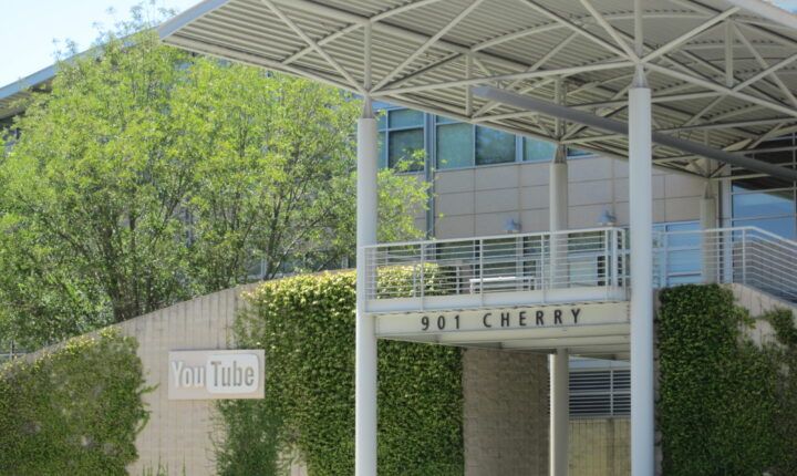 YouTube headquarters in San Bruno, California, photographed in August 2010.