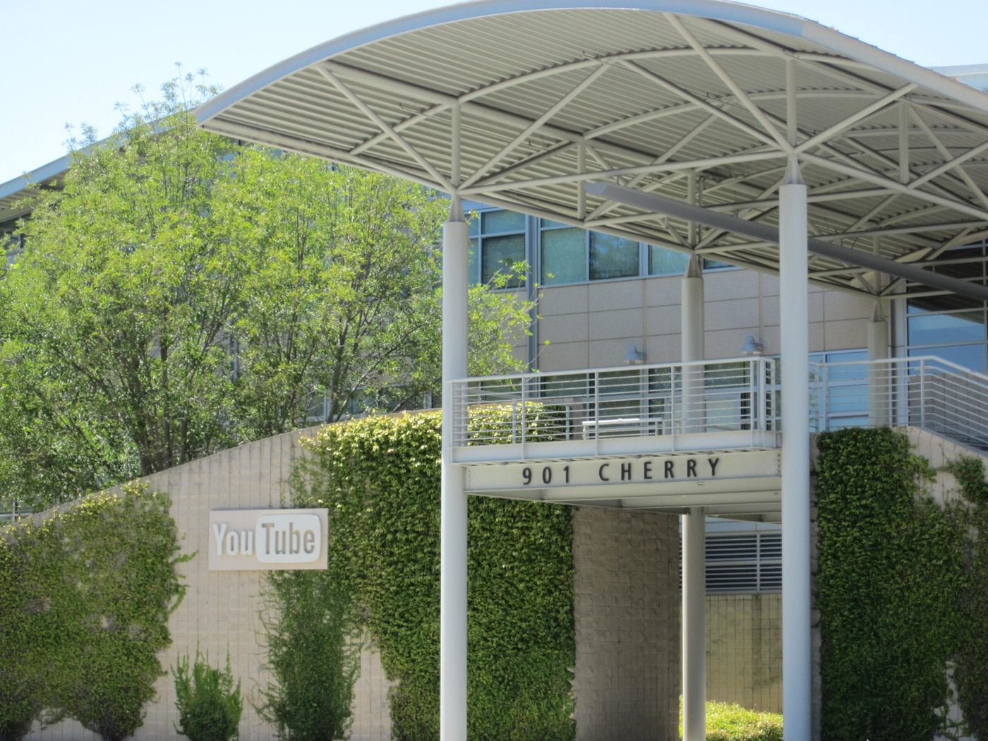 YouTube headquarters in San Bruno, California, photographed in August 2010.