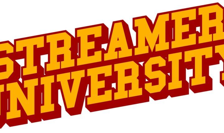 Streamer University wordmark, the Kai Cenat program behind Streamer University 2027